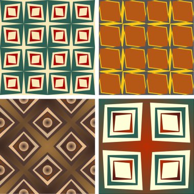 Dikişsiz desen geometrik dizi