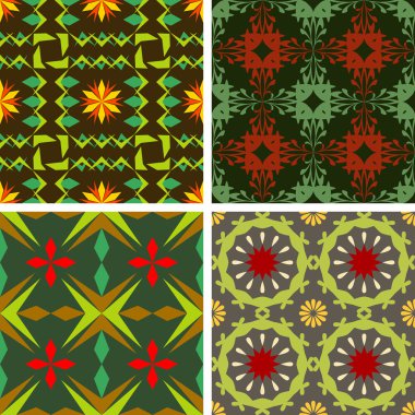 Sorunsuz vektör desen rengini ayarlama