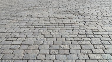 eski parke taşı döşemesi.