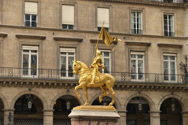 Paris France Avril 2019 Statue Jeanne Arc Paris — Photo