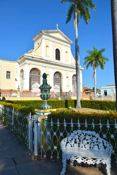 Kuba Trinidad Plaza Mayor — Stock fotografie