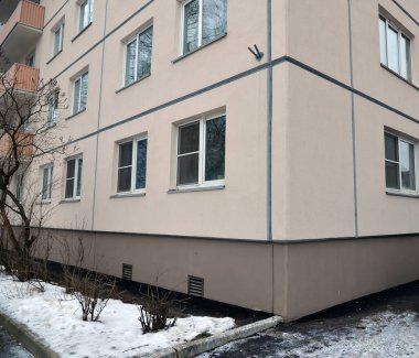 Yeni bina köşesi, kapatın.