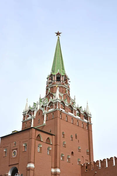 Rusia Moscú Torre Troitskaya Del Kremlin Moscú —  Fotos de Stock