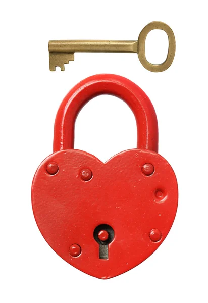 Cadeado e chave . — Fotografia de Stock