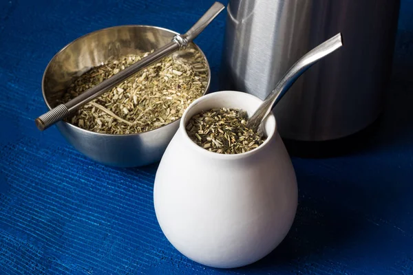 Yerba Mate Dricka Naturligt Stimulerande Medel — Stockfoto