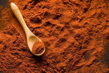 Kırmızı biber tozu. sıcak baharat