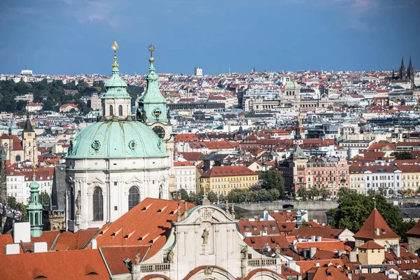 Панорама Праги Столица Чехии — стоковое фото