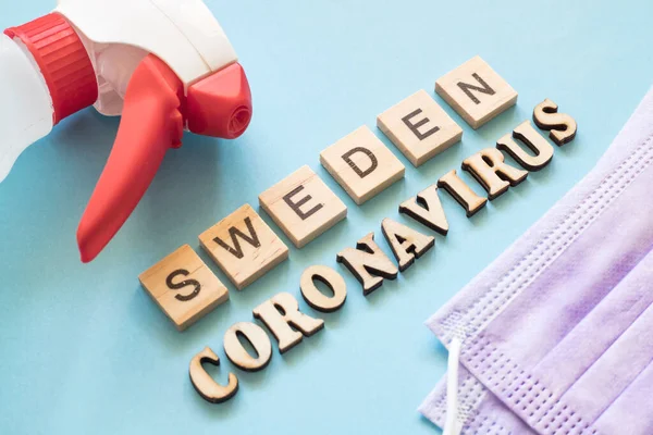 Coronavirus Warning Sweden — Φωτογραφία Αρχείου