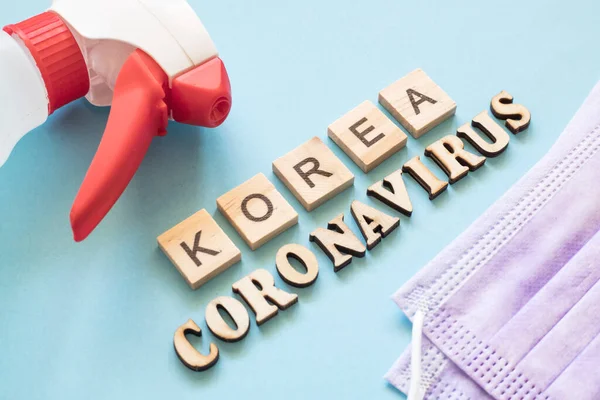 Coronavirus Warning Korea — Φωτογραφία Αρχείου