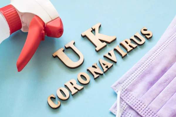 Coronavirus Warning United Kingdom — Stock Fotó