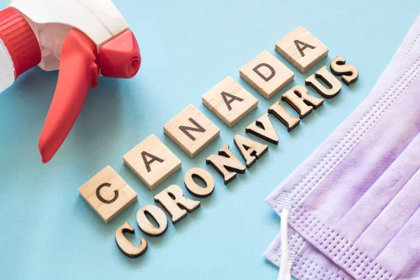 Coronavirus Warning Canada — Stok fotoğraf