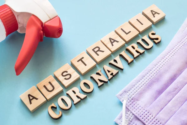 Coronavirus Warning Australia — Stock Photo, Image