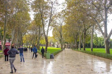 Türkiye 'deki Asmanya İmparatorluğu' nun ana sarayı Tapkapı ve park