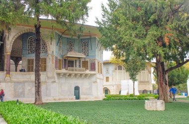 İstanbul 'daki Tapkapı Sarayı ve Parkı Türkiye ve eski mimari