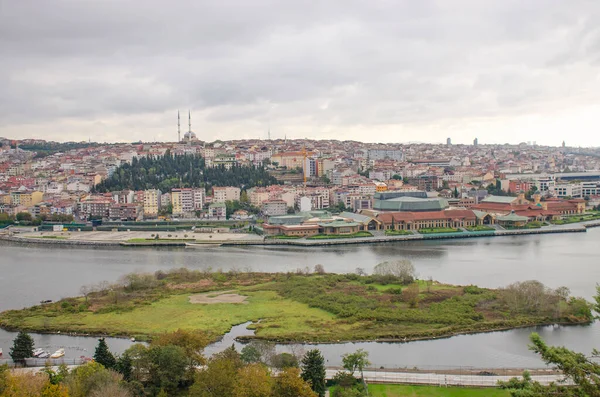 Krásná Krajina Golden Horn Bay Istanbulu Turecko — Stock fotografie