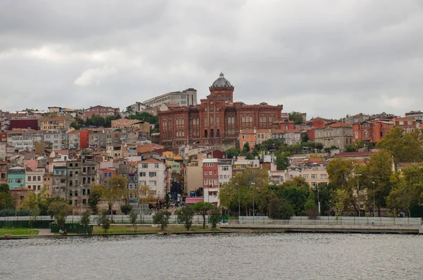 Mešita Město Istanbul Krásném Výhledu Moře — Stock fotografie