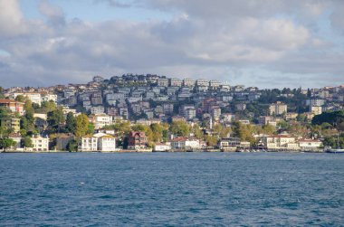 Türkiye 'nin İstanbul kentinin deniz manzarası