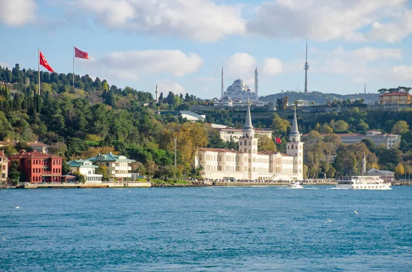 Zabytki Turcji Nad Brzegiem Morza Stambule — Zdjęcie stockowe