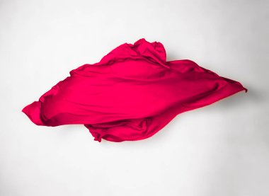 soyut kırmızı kumaş hareket halinde