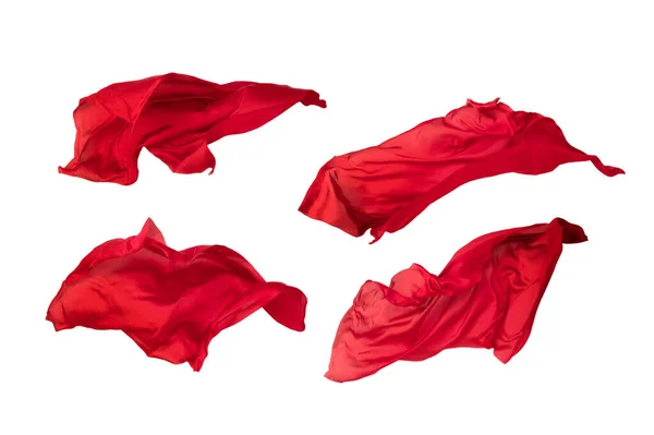 Abstrakcyjny czerwony materiał w ruchu Obrazy Stockowe bez tantiem