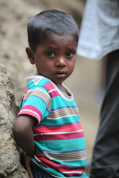 Povero bambino piccolo — Foto Stock