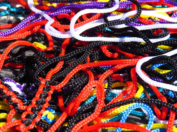 Fondo de cordones coloridos — Foto de Stock