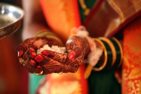 Ritual de casamento religioso — Fotografia de Stock