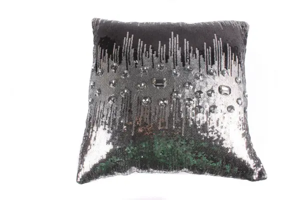 Серебряная подушка — стоковое фото