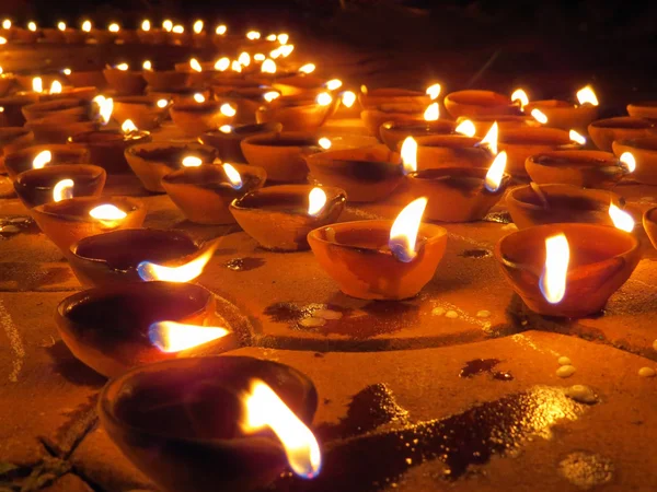 Prachtige Diwali lampen — Stockfoto