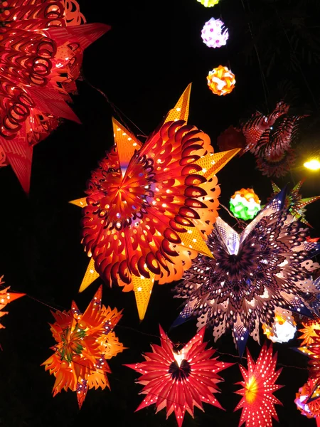 Χριστούγεννα Diwali φανάρια Φωτογραφία Αρχείου