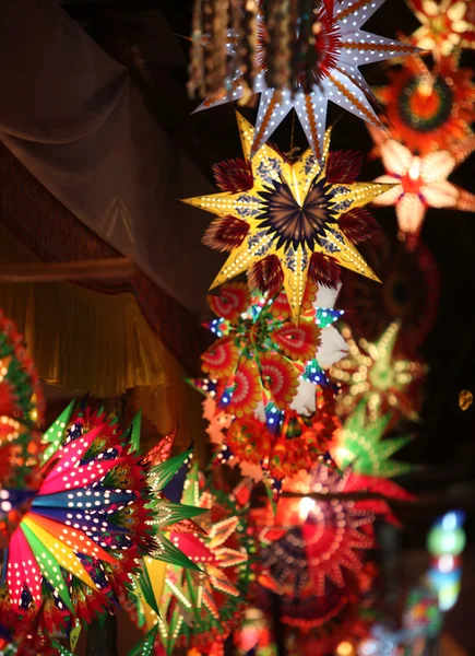 Runde Diwali-Laternen — Stockfoto