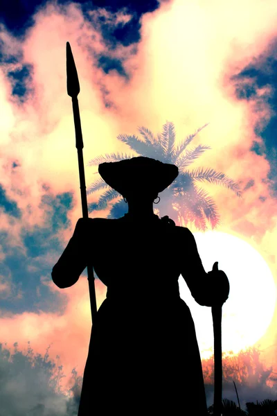 Ancient Warrior Guard — Stock Photo, Image