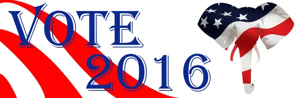 Bumper Sticker for Republicans 2016 — Stock Photo, Image