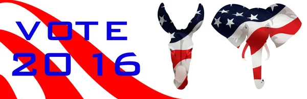 Election Sticker for 2016 — Stock Photo, Image