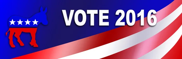 Democrat election Sticker for 2016 — Stock Photo, Image