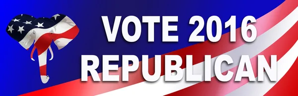 Republican election Sticker for 2016 — Stock Photo, Image