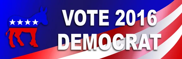 Democrat election Sticker for 2016 — Stock Photo, Image