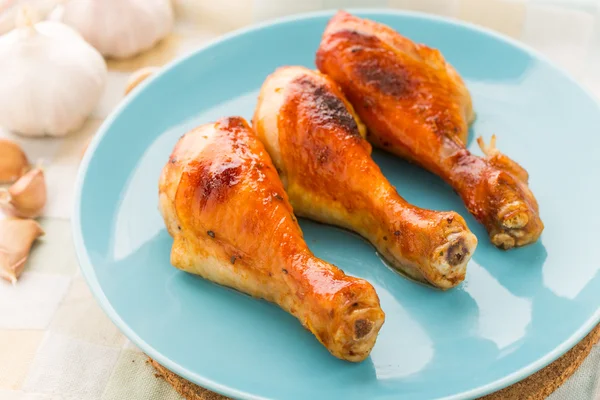 Roasted chicken legs — Stock Photo, Image