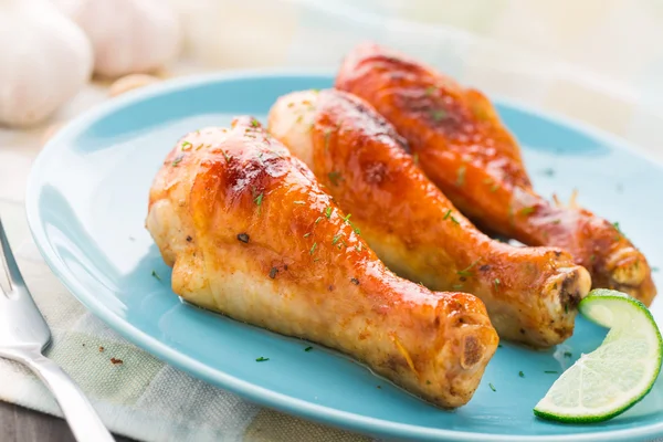 Cosce di pollo arrosto — Foto Stock