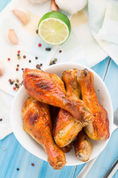 Roasted chicken legs — Stock Photo, Image