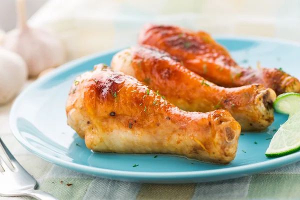 Roasted chicken legs — Stock Photo, Image