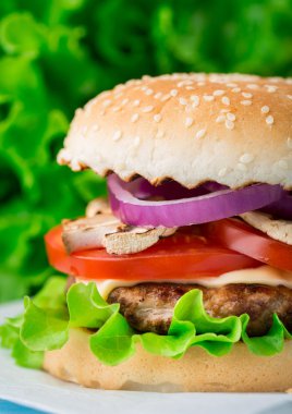 ev yapımı hamburger
