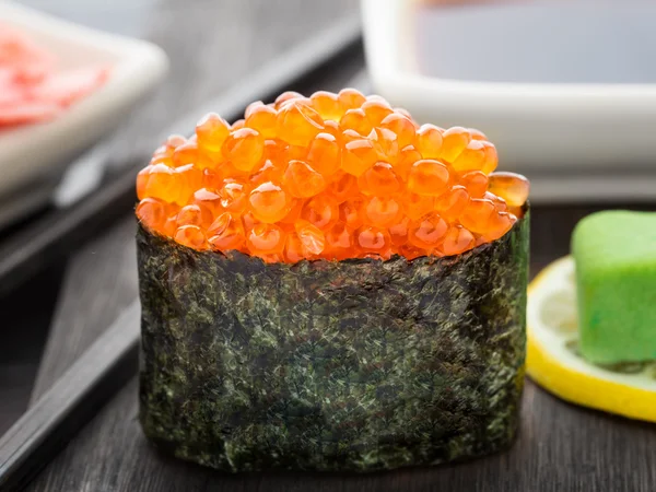 Close up of gunkan sushi — Stock Photo, Image
