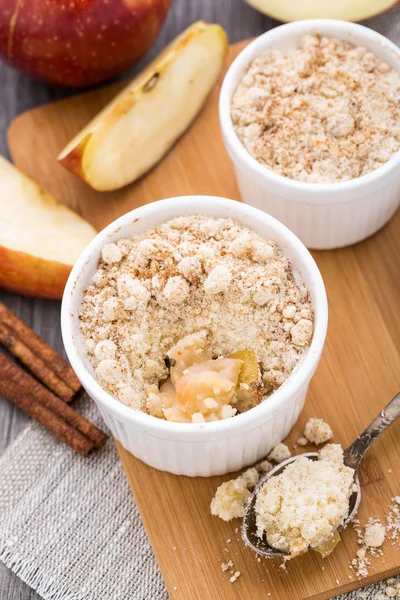 Postre de manzana desmenuzado — Foto de Stock