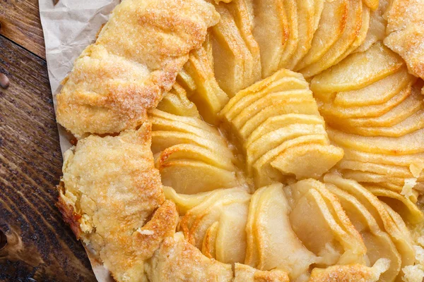 Huisgemaakte verse apple galette — Stockfoto