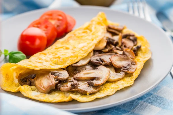 Omelette con funghi — Foto Stock