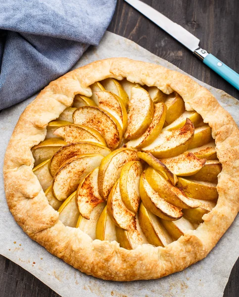 Apple Galette'ye — Stok fotoğraf