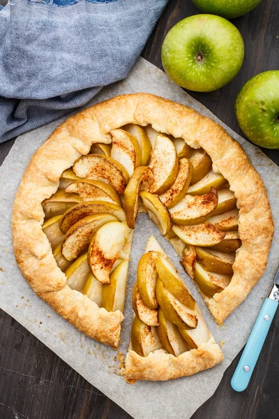 Apple Galette'ye — Stok fotoğraf