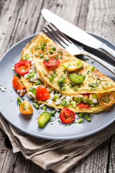 Omelette aux légumes — Photo