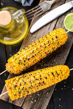 Lezzetli ızgara mısır